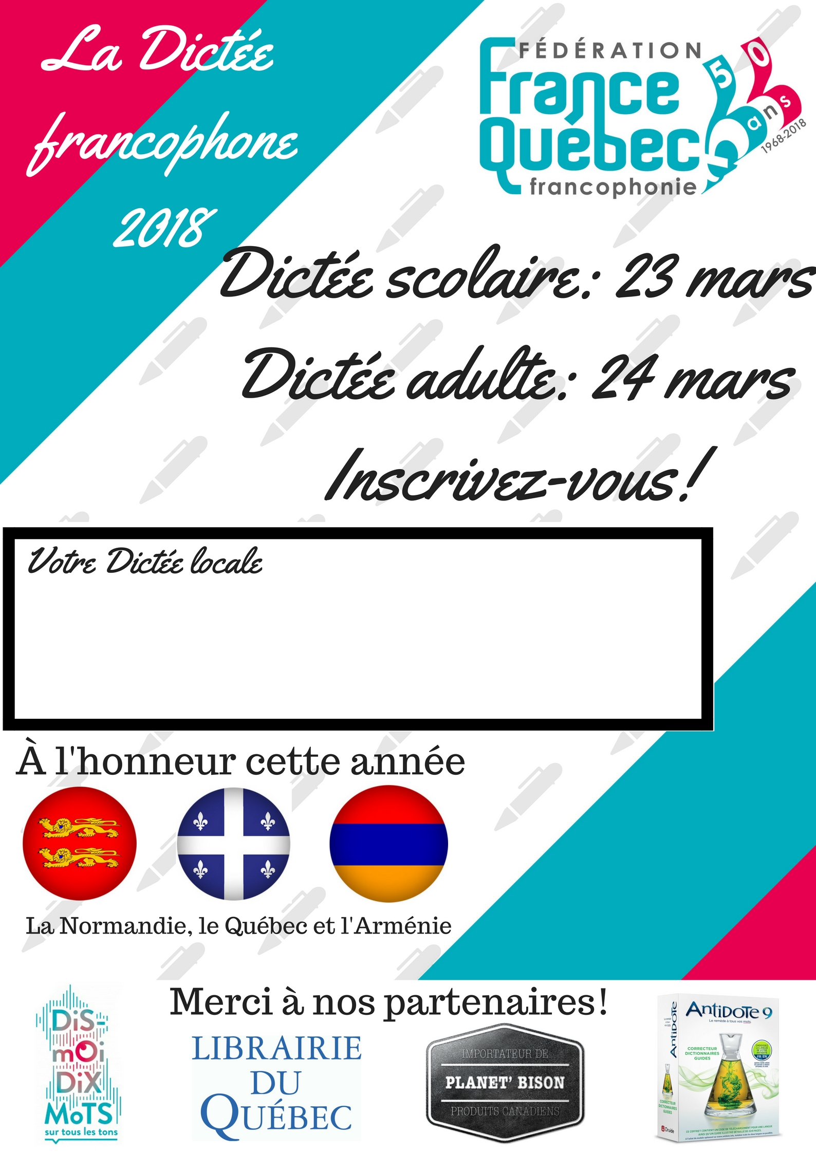 dictee preparee la rencontre
