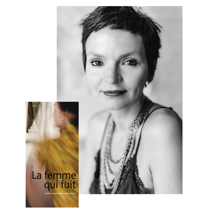 Anaïs Barbeau-Lavalette pour son roman La femme qui fuit
