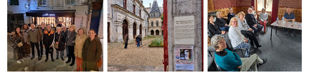 La Rochelle, RdV à la maison d’Henri II, découverte de l’église où fut baptisé
De l’ancêtre Rochelais de Louis-François après recherches par un érudit local.